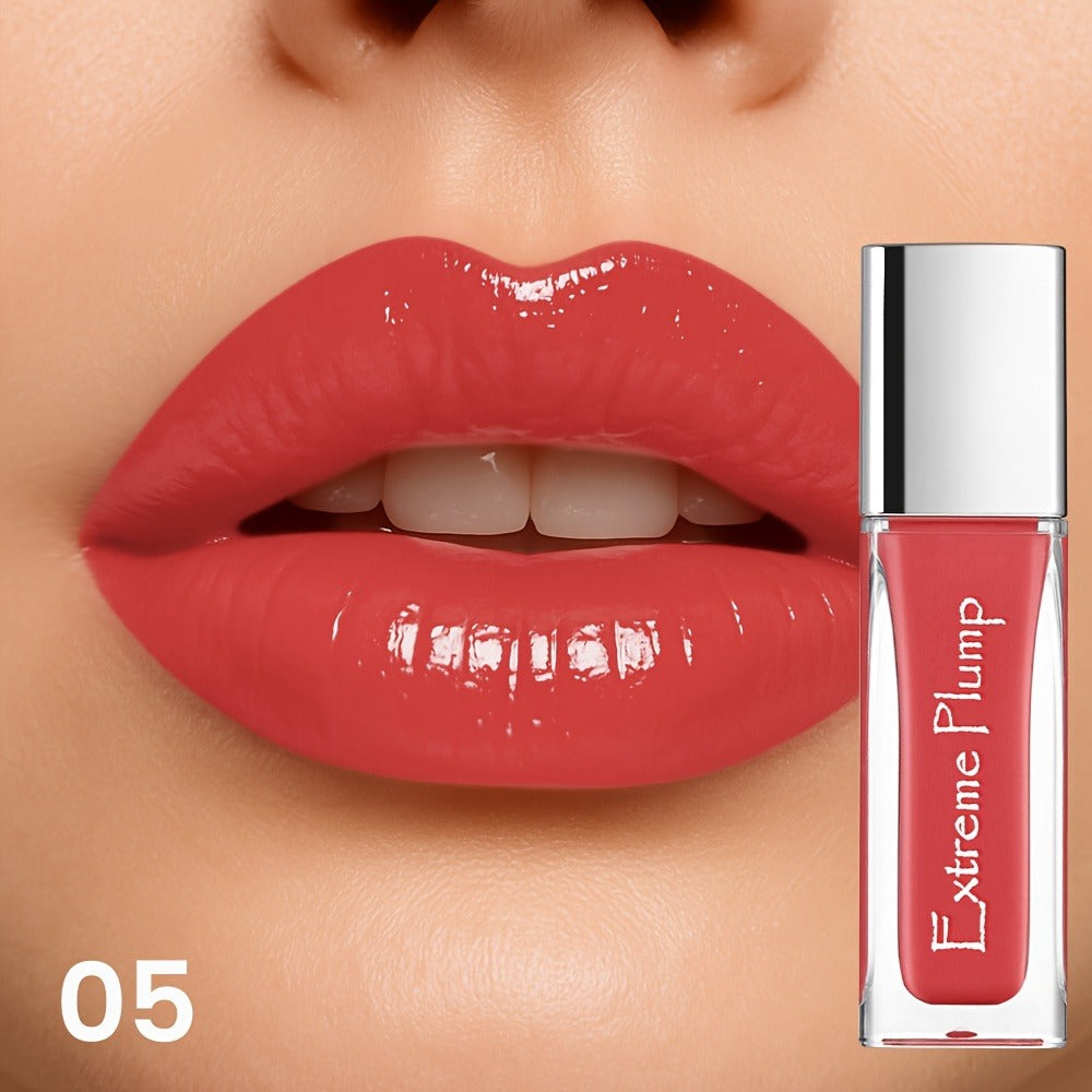 Lip Gloss for Women - Water Gloss Moisturizing Hydrating Formula, Long-Lasting Glossy Finish, Non-Sticky Sweatproof Sheer Tint, Nude Pink Shimmer Shades, Smooth Comfortable Wear, Party Wedding Everyday