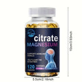 Magnesium Citrate 1000mg - Promotes Healthy Sleep, Relaxation, And Supports Body Function, Maintains Muscle Health, And Keeps You Energized -120 Pills
