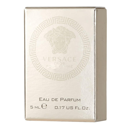 Travel Size Perfume Versace Eros Pour Femme Eau de Parfum - Long Lasting Floral Musky Fragrance Spray for Women, Luxury Designer Scent Purse Bottle 0.17 Fl.oz 5ml