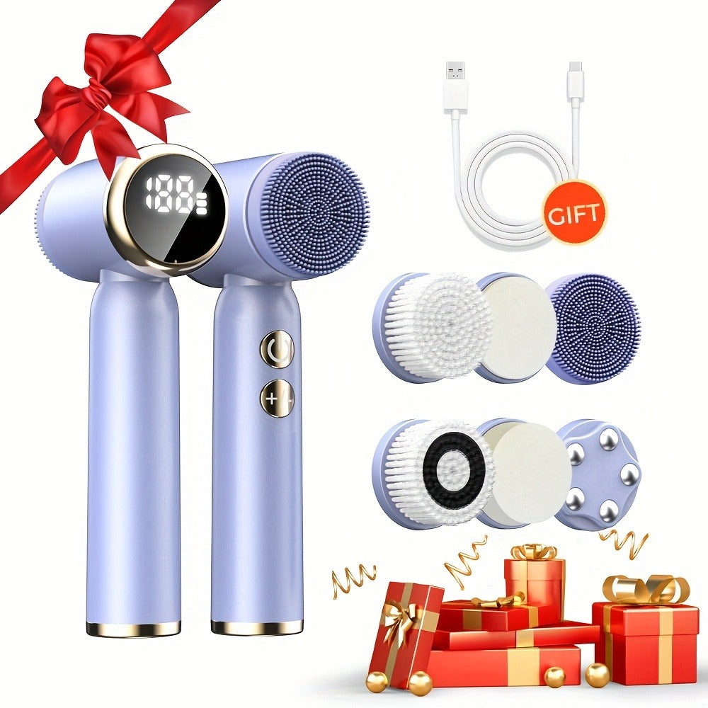 Face Massager EMS Microcurrent Skin Tightening Device - V-Face Lifting Double Chin Reducer Neck Rejuvenation USB Rechargeable Portable Beauty Tool
