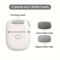 Rechargeable Electric Foot Remover Kit - Rechargeable Pedicure Tools for Feet Care with 3 Interchangeable Heads,Portable And Easy to Use,Professional Foot Care Solution for Smooth And Soft Feet,Personal Care Essentials,Birthday Christmas Gifts