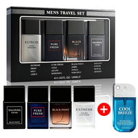 4-Piece Perfume Set + 1.5oz Body mist