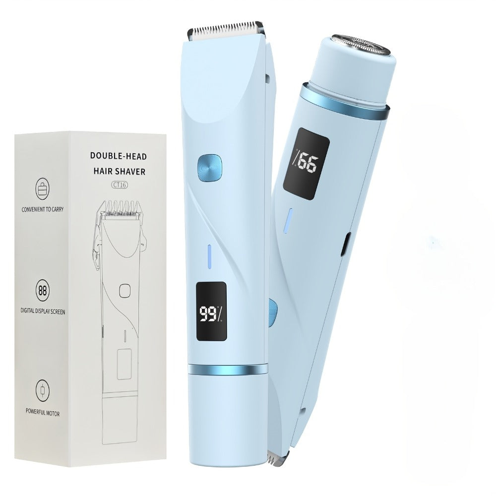 Brand New Upgraded Version with a Built-In Battery Display, Women'S Bikini Trimmer, Bikini Shaver, Dual-Head 2-In-1 Electric Shaver for Women (Suitable for Any Body Part), for Both Wet And Dry Use, Specifically for The Bikini Area