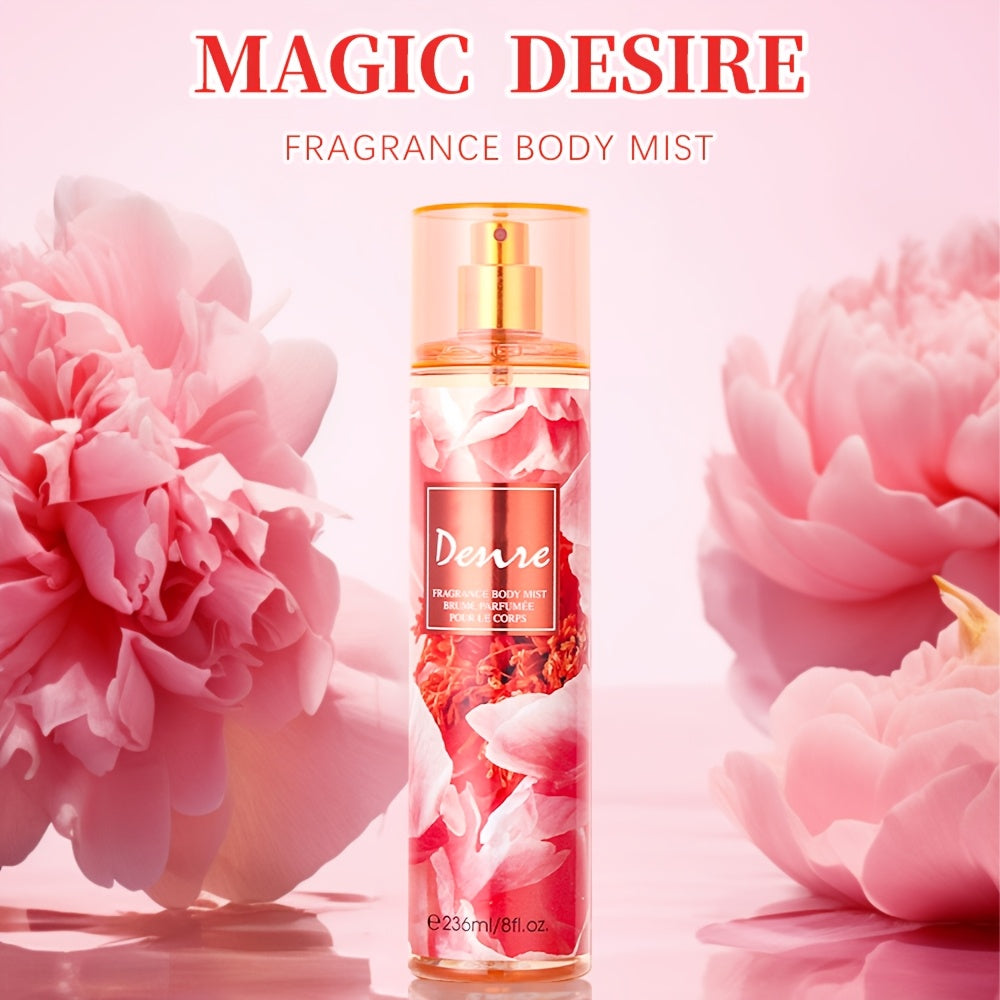 8 Fl.oz/236ml Hair & Body Mist For Women, Floral Fragrance Mist, Fresh Body Spray, Long-Lasting Perfume, Perfect For Daily Use, Dating, Parties And Gift Giving