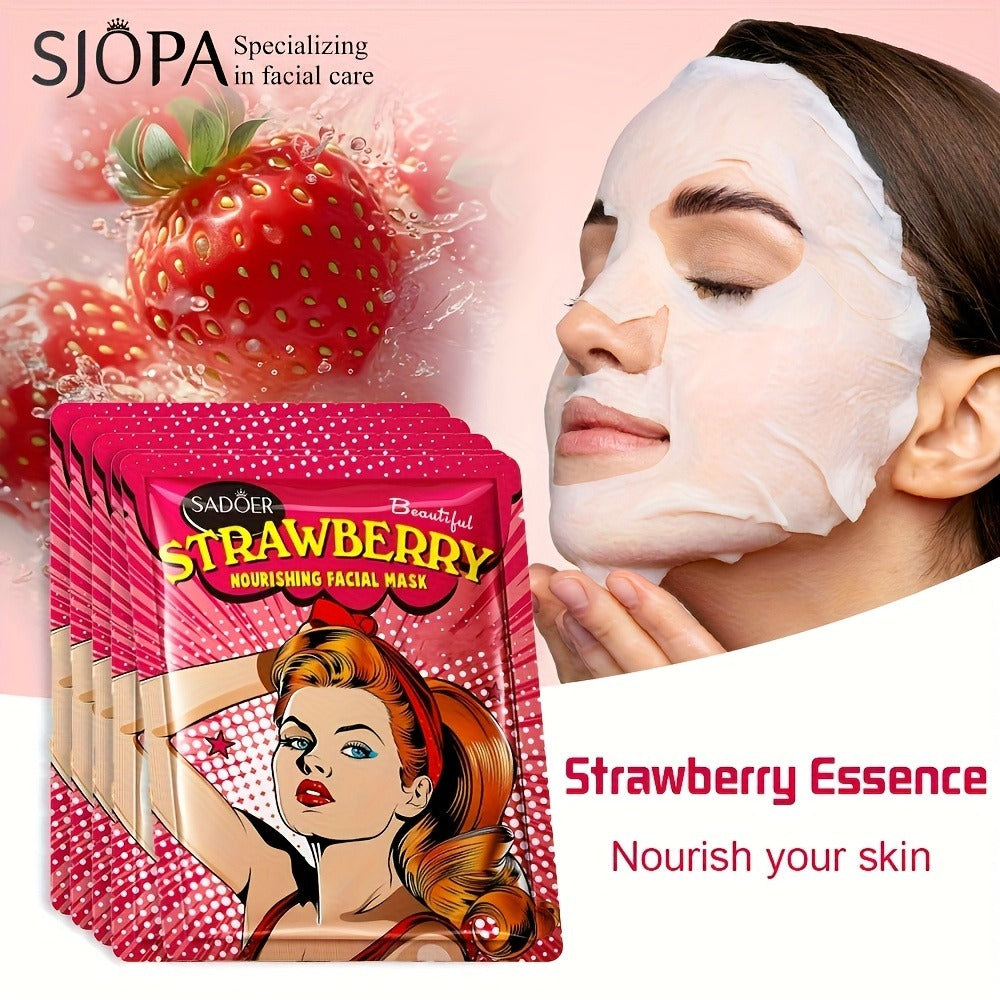 16pcs Goddess Mask, Rich in Fruit And Honey Essence Moisturizing, Keeps The Face Moisturized for A Long Time, Women'S Solely, Essential Hydrating And Moisturizing Mask for Autumn And Winter, an Ideal Gift for Mom And Girlfriends During The Holidays