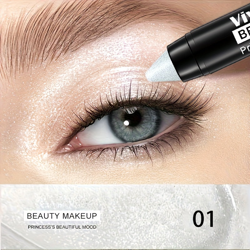 7pcs Pop Colour Eyeshadow Sticks Eyebrow Pencil Gift Eyebrow Pencil, Easy to Apply Eyeshadow Sticks, Matte Party Eyeshadow Eye Makeup, Gift for Women