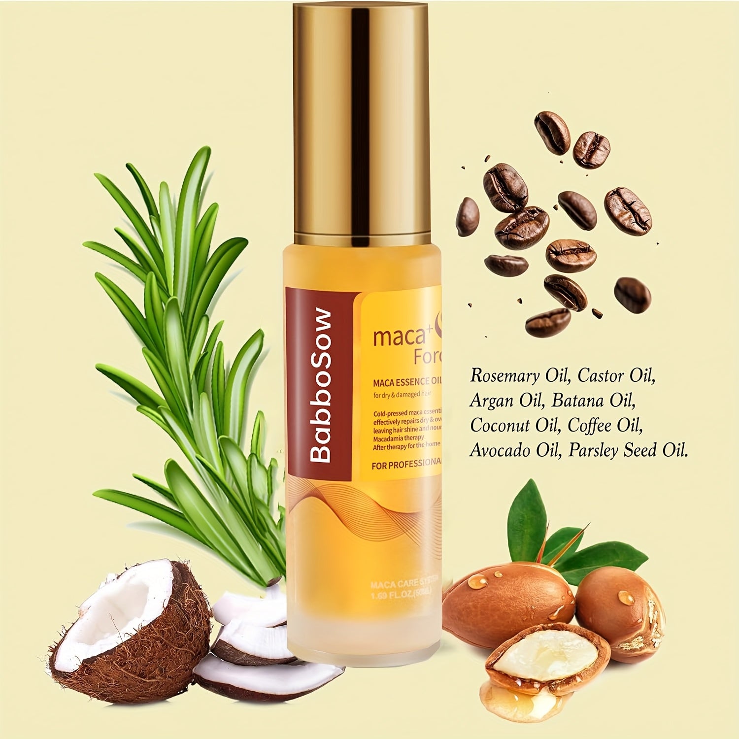 Collagen Hair Deep Conditioning Hair Mask Argan Oil Set |Maca Collagen Essence Repairing Hair Mask & Oil Set| Deep Conditioning for Damaged, Dry Hair - Restores Shine, Adds Strength & Elasticity Holiday Gifts for Women