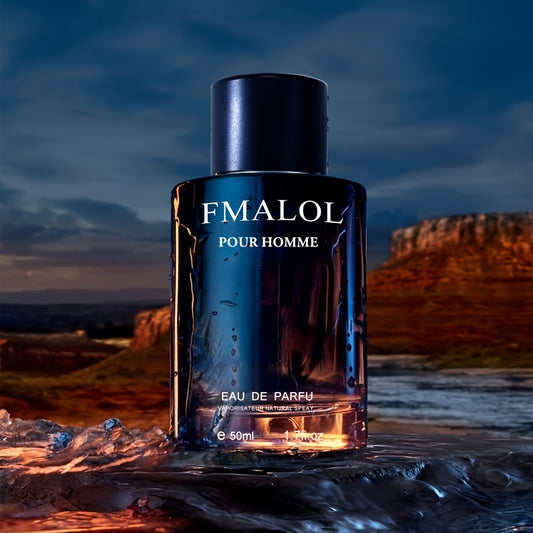 1.69oz Men's Cologne & Body Spray Perfume Suitable for Dates, Pheromone Perfume with Lemon Bergamot & Sage, Long-Lasting Fresh Fragrance, -Based Cologne Gift for Him, 4-6 Hour Scent for Holidays, Summer Perfume for Daily Use