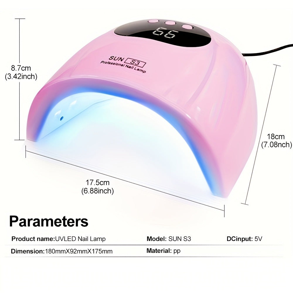 USB Nail Dryer Nail Art Lamp Nail Lamp for Drying Nail Lamp Drying Polish Varnish Professional Gel Polish Drying Lamp for All Gel Nail Polish Manicure Pedicure Salon Tools for Smart Lamp Wholesale Professional Nail Art Drying Lamp