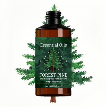 Pine Essential Oil 100ml Pure Natural Therapeutic Grade Glycerin Jojoba for Skin Hair Nail Care Massage Aromatherapy Diffuser Men Women Gift