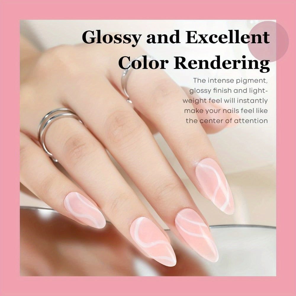 Dip Powder Nail Kit 11pcs Complete Set - 4 Colors Nude Grey Pink No Lamp Base Coat Top Coat Activator Nail Tools French Manicure Home Salon