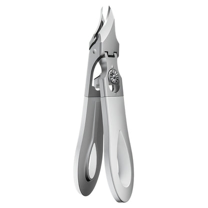 Toenail Clippers for Thick Nails Elderly - 45° Angled Blade Wide Jaw Stainless Steel Nail Clipper Senior Nail Care Ergonomic Pedicure Tool