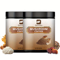 Mushroom Coffee-Instant Coffee Mixed with Ganoderma Lucidum, Cordyceps Sinensis, Lion'S Mane, Chaga And Turkey Tail Mushrooms-250G/8.8Oz