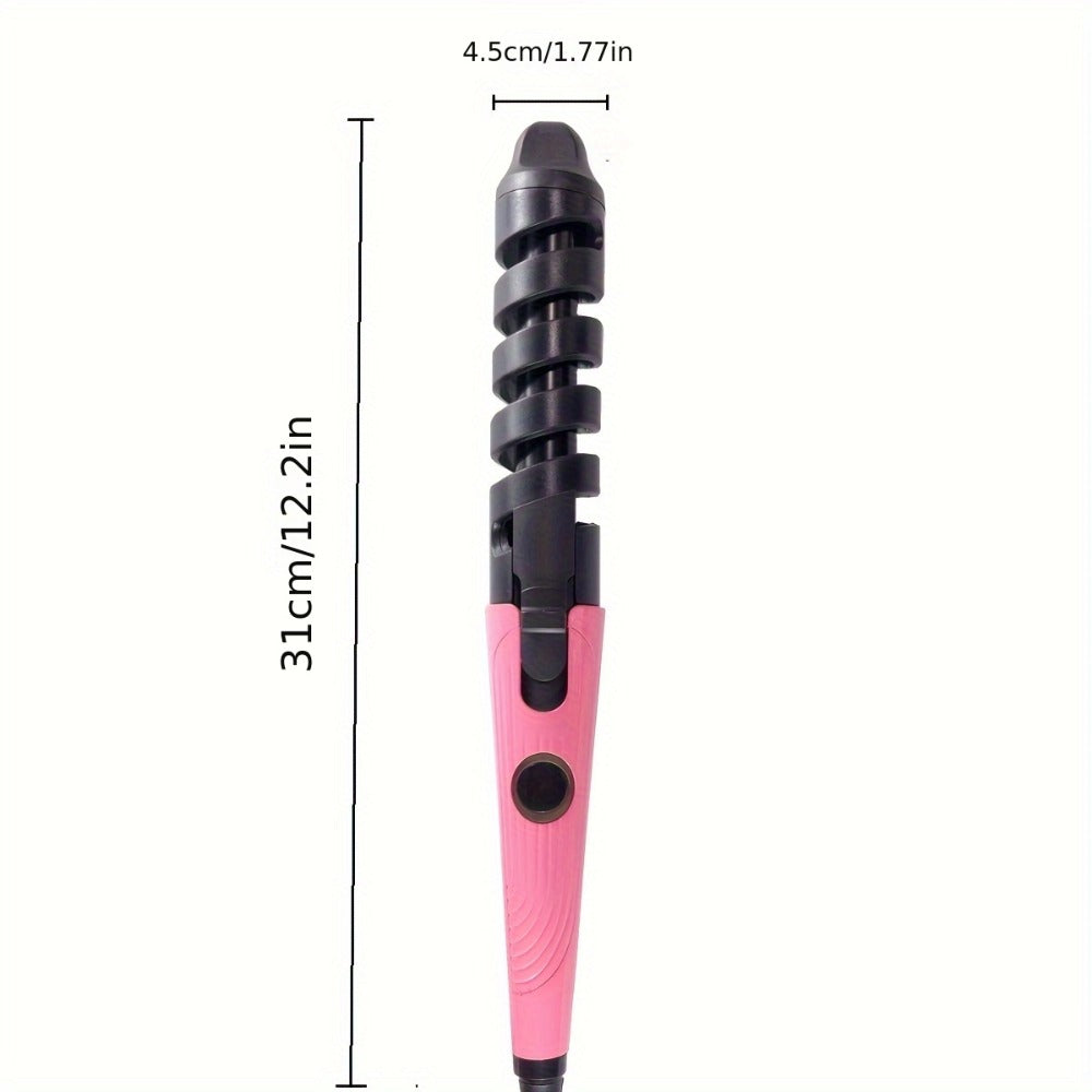 US PLUG Hair Curler Hair Curling Wand Spiral Curl Professional Hair Roller Hair Curler, Perfect Holiday Gift for Woman, Girls