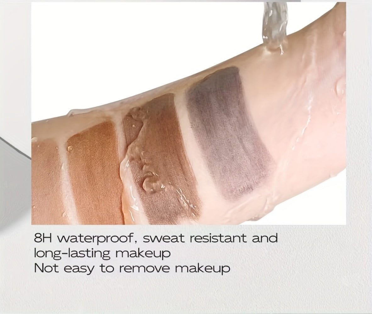 Hair Color Pen Root Touch-Up Stick with Brush | Waterproof Temporary Gray & White Hair Coverage | Plant Squalane Formula | Fast Seamless Application | 3 Shades