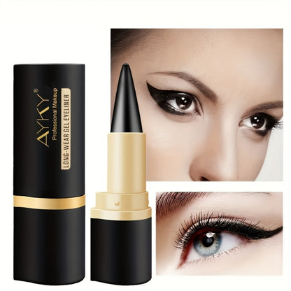 Black Eyeliner Pencil – 5-Pack Waterproof Smudge-Proof Matte Eyeliner, Long-Lasting Cream Formula, Fade-Resistant, Easy to Apply for Beginners, Solid Liner Set