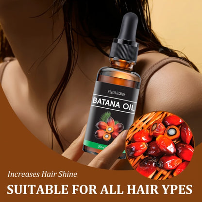 Batana Oil Hair Treatment 30ml - Plant Extract Leave-In Hair & Scalp Essence, Deep Moisturizing, Lasting Fragrance, All Hair Types, 1pc or 4pcs