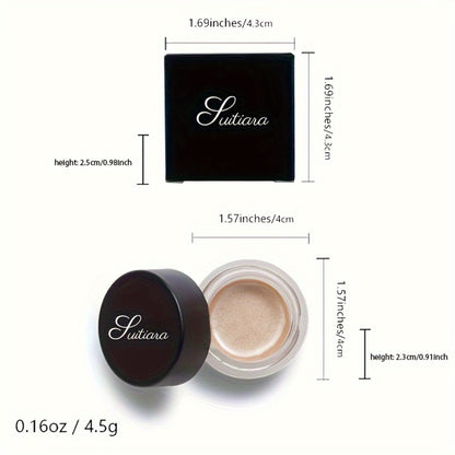 Jelly Eyeshadow 2pcs Shimmer Gel Single Color Sunset Copper High Gloss Long Lasting Fade Resistant Eye Makeup for Women Party Holiday Glam