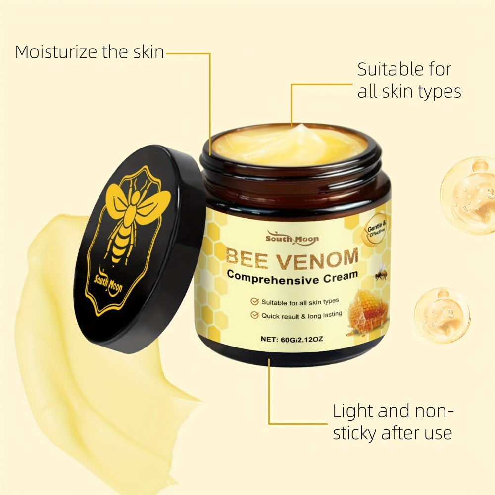 3pcs Of Bee Venom Combination Set - Equipped with Scraping Board - Containing Collagen, Honey And Retinol, Massage And Lift The Facial And Neck Skin, Making The Light Beige Skin Firmer. Women's Beauty Products Are Holiday Gifts