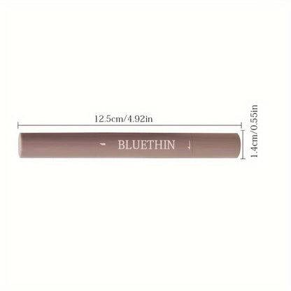Eyebrow Pencil Double-Ended Waterproof Long-Lasting - Micro Precision Brow Definer with Spoolie Brush Smooth Durable Formula for All Skin Types Dark Brown