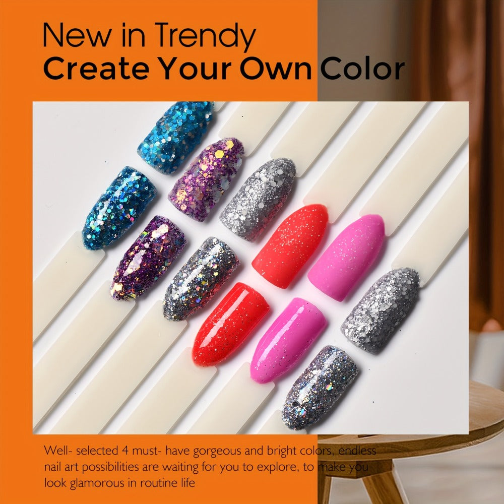 NOCIS Mood-Changing Dip Powder Nail Kit - Perfect for DIY Manicures & Trendy Gifts, No Lamp Needed