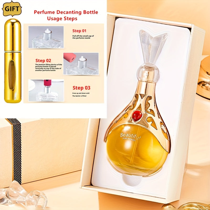 Floral Eau de Parfum for Women 100ml - Long Lasting Fruity Floral Perfume Spray | Talc-Free EDP 10-20% Concentration Refreshing Daily Fragrance Gift for Her 3.4oz