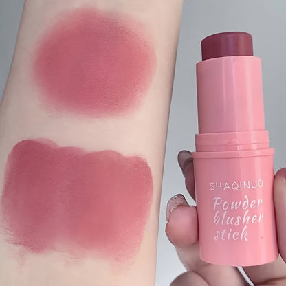Cream Blush Stick Set 3pcs - Multifunctional Matte Brightening Formula, Long-Lasting Waterproof & Non-Greasy | Blendable Face Blush for Cheeks, Lips & Eyes | Travel-Friendly Daily Makeup