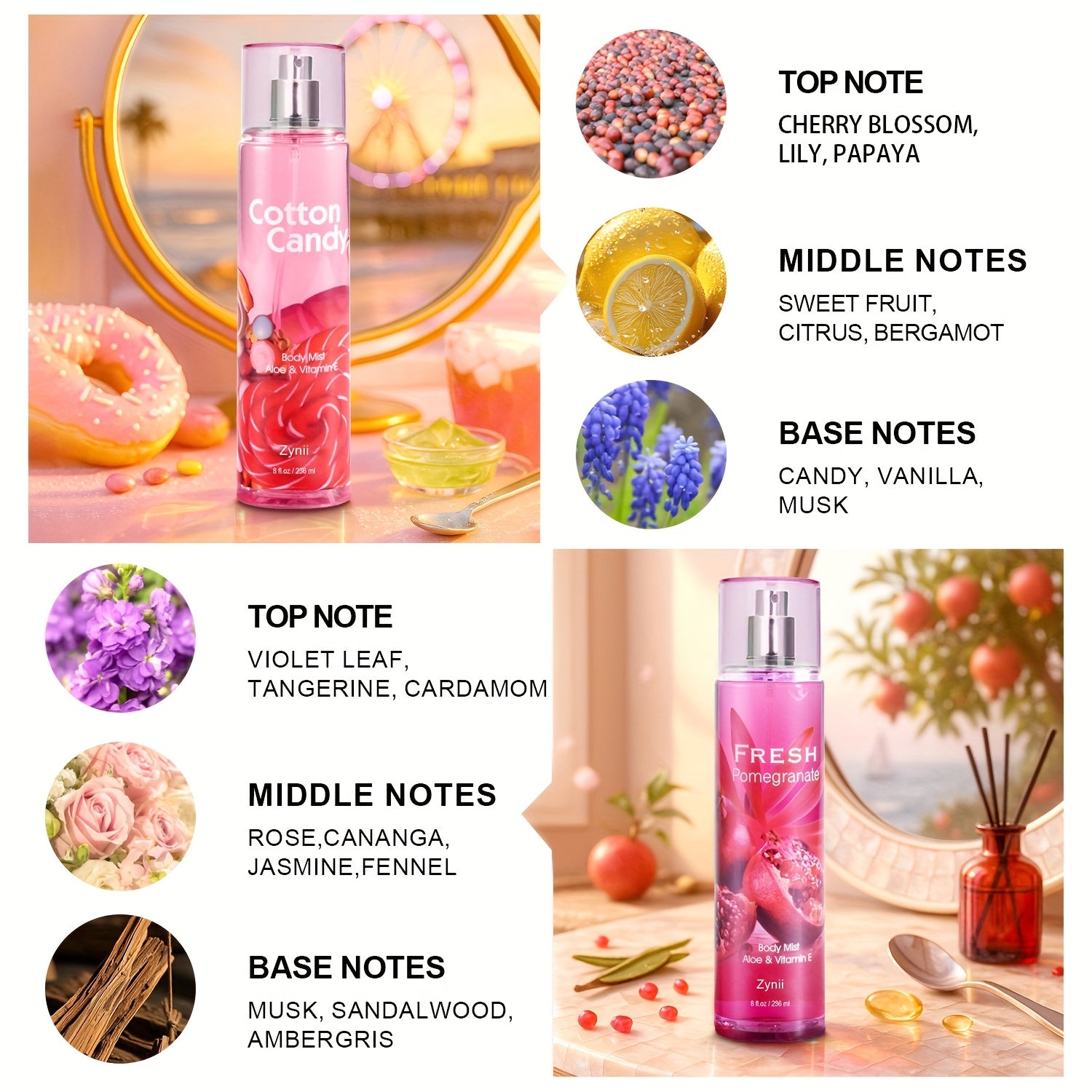 [Valentine's Day Gift] Women's Hair And Body Fragrance Mist, Women's Perfume, Lasting 6-8 Hours, Must-Have For, Suitable for Daily Use Dating, a Surprise Gift Designed For, a Gift to Receive Every Day, Pheromone Perfume, Valentine's Day Gift