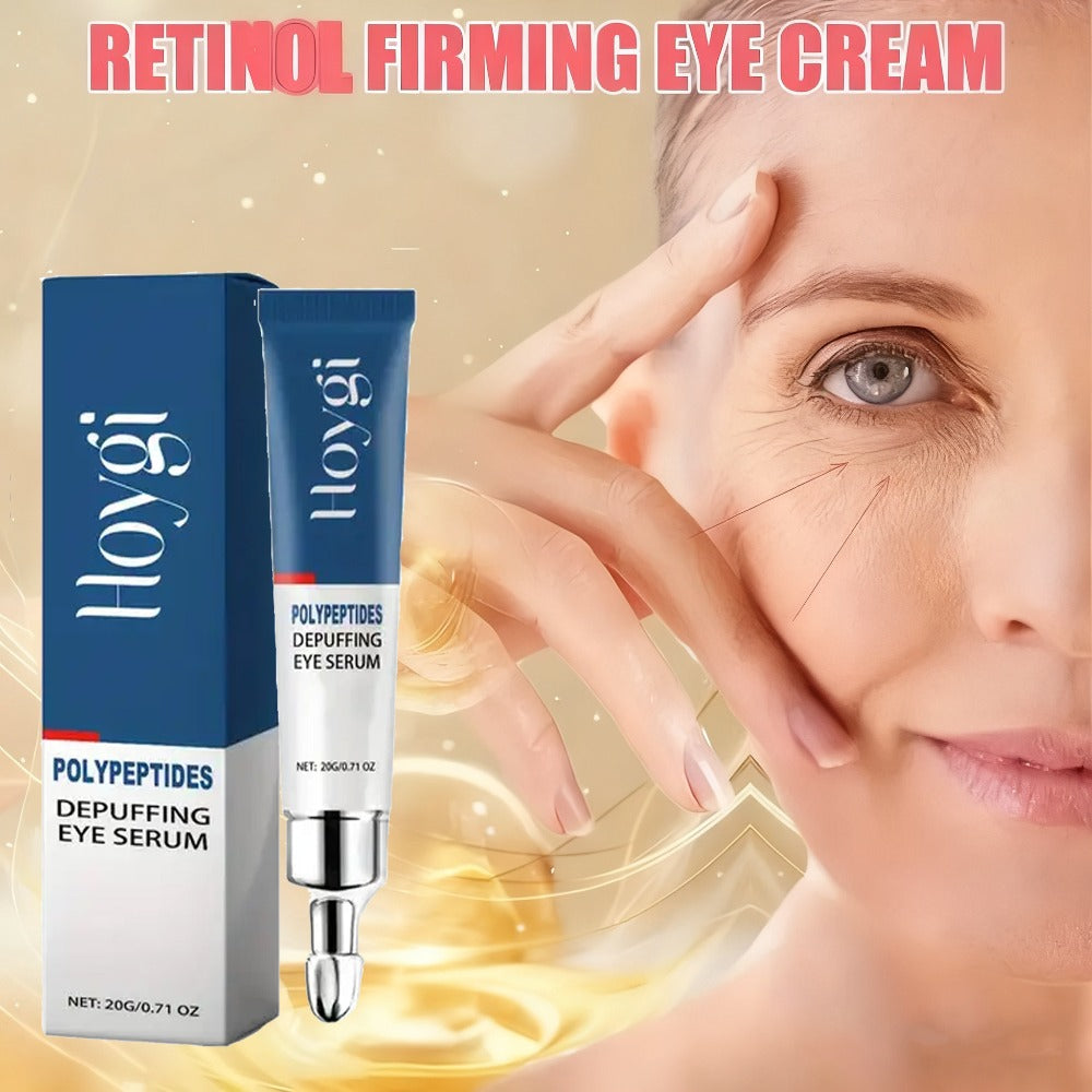 3-Pack Instant Firming And Brightening Eye Cream And Firming Eye Gel: Intensely Moisturizing And Firming, for Puffy Eyes And Dark Circles, Leaving Light Beige Skin Brighter. Suitable for All Skin Types. Ideal Christmas And Holiday Gift