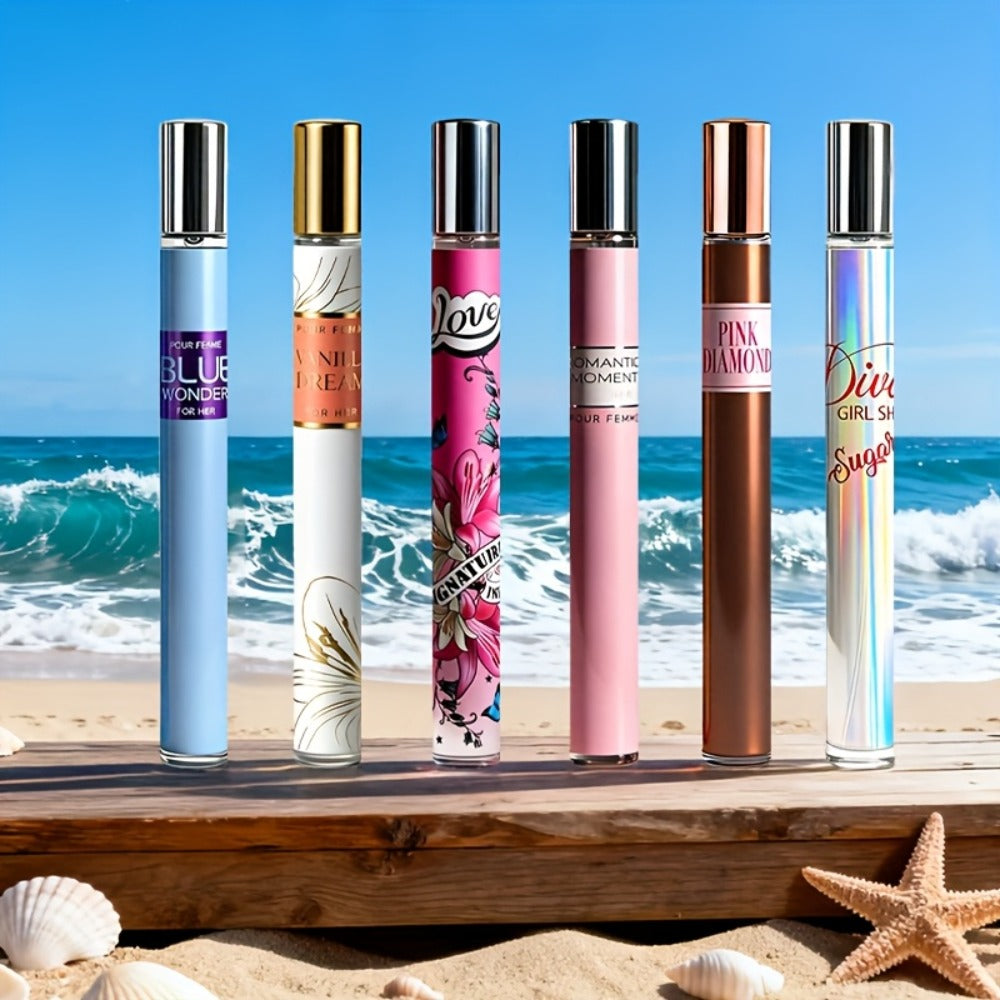 Perfume Gift Set for Women 6 Piece Travel Mini EDP Spray — 6 Floral Eau de Parfum Scents 1.18 fl oz Each | Long Lasting TSA-Friendly Fragrance Sampler