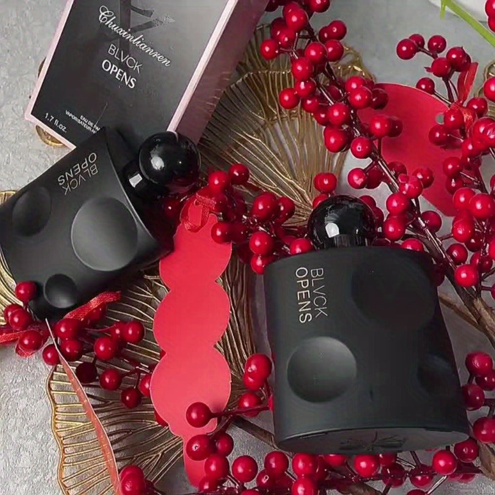 Men's Cologne Spray 3.4oz Long Lasting EDT Limited Edition Black & Red Temptation Fresh Woody Aromatic Fragrance Gift for Him