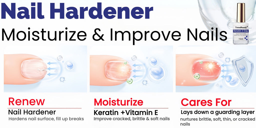 2PCS 0.51oz Nail Hardener | White Nail Hardener Extra Strong For Weak Nails | Long Lasting & Fast Drying Nail Polish For Weak Splitting Break | Manicure Essentials, Nail Care, Smoothes Nails | Halloween Gift, Christmas Gift, Nail Oil