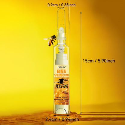 Eye Cream with Bee Venom Caffeine & Collagen Firming Eye Gel for Under-Eye Bags Dark Circles Puffiness Tightening Lifting Anti-Wrinkle Hypoallergenic All Skin Types Daily Skincare