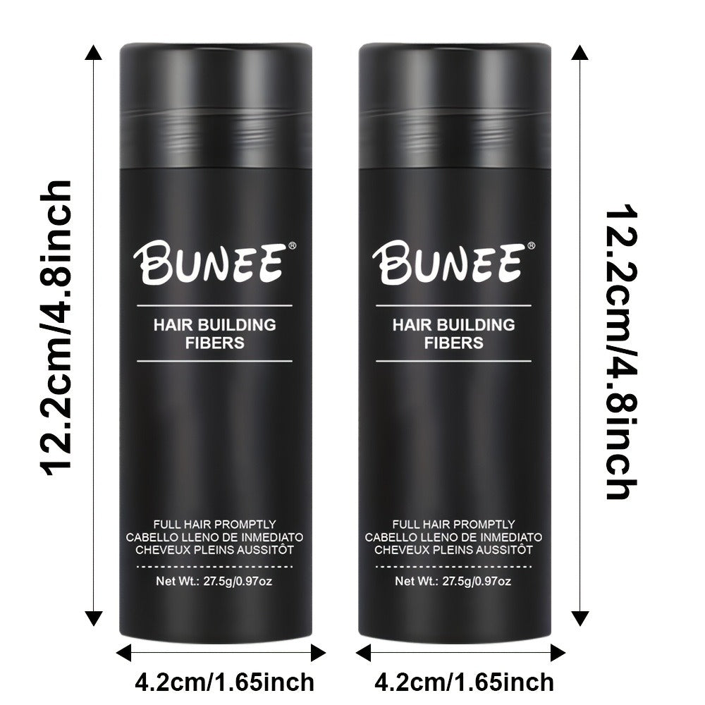 Hair Fiber Powder 27.5g Hairline Powder 2pcs Set — Instant Hair Loss Concealer for Thinning Hair, Parting & Receding Hairline Coverage for Men and Women