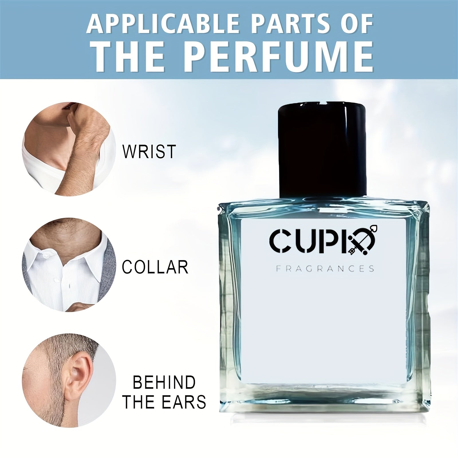 Cupid 2.0 Cologne Spray for Men - 1.7oz Long-lasting Luxury Scent, Perfect Romantic Nights & Valentine's Day Gift - 50ml Travel-friendly Cologne with Mega Discount