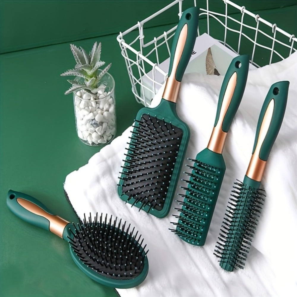 5pcs Hair Comb Set Cushion Comb Comb Curling Brush Women's Smooth Hair Comb-Static Comb Scalp Massage Comb