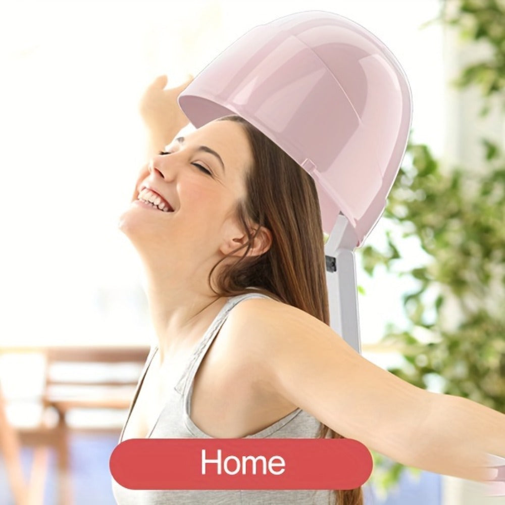 1875W Ionic Hooded Hair Dryer Bonnet with 3 Settings, Professional Sit Under Hair Dryers for Women with Ceramic Technology, Portable Hair Dryer with Hood, Hooded Dryer for Home & Salon