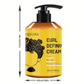 Adult Curling And Styling Cream | 1 Bottle, 9, 47 Oz | Argan Oil | Moisturizing, Long-lasting Styling, Controlling Frizz, Non Greasy | Hairstyle Design | Suitable For Regular, Wavy, And Curly Hair | Fashionable Bottle Body Design