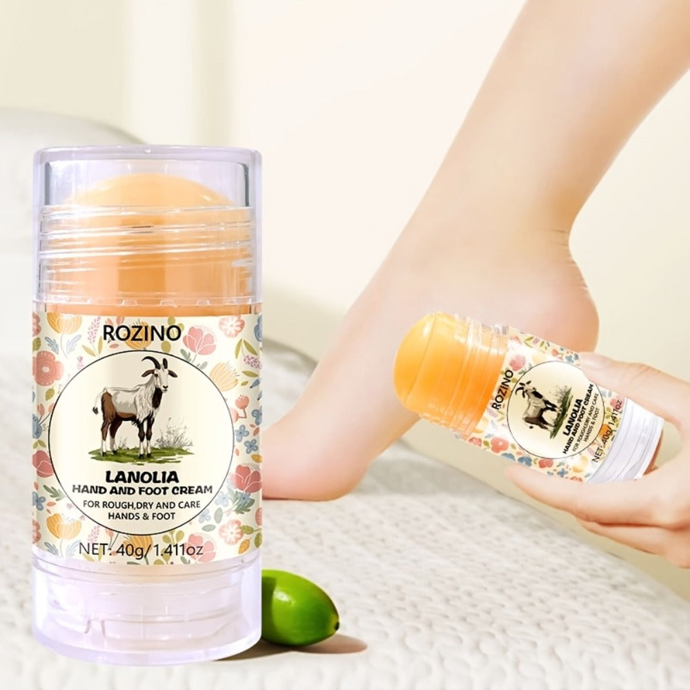 3pcs*40g Dry Cracked Foot Cream, Stick Design, Portable And Easy to Use, Excellent Hydration And Moisturizing Effect, Long-lasting Hydration, Suitable for Various Uses, Can Be Used On Hands And Feet, Wrinkles, Elbows, Knees, Etc,working hands cream