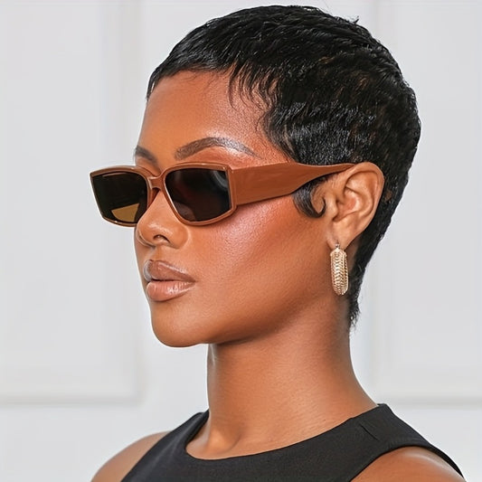 Women's 4-Inch Brazilian Human Hair Pixie Cut Wig with Bangs - Deep Wave 150% Density Short Layered Glueless Wig, Rose Net Cap for Secure Fit, Natural Look for Parties & Casual Attire, Short Hair Wig, Party Accessory, Elegant Hairpiece