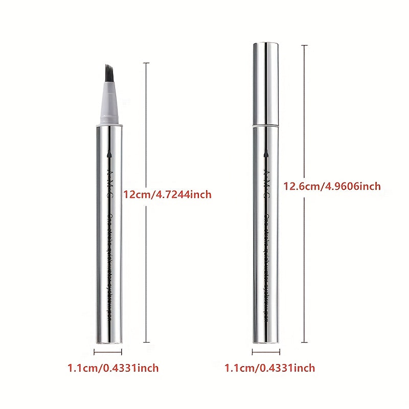 Brush-touch Color Pen, Used for Hairline And Eyebrows, Easily Forms Natural Eyebrows And Natural Hairline, Long-lasting Waterproof And Sweat-proof