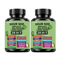 [24in1 Soursop Moss Capsules] Brakme 24in1 Soursop Shila Sea Moss Lions Mane Capsules - 1pc &2pcs, Men & Women Friendly, Supports Intestinal Health &Antioxidant