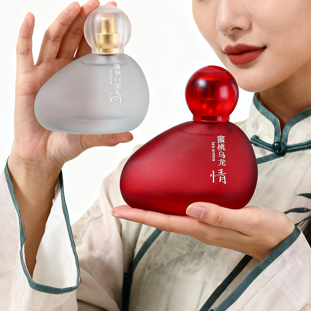 Perfume for Women-Elegant White Tea Jasmine And Peach Scented Perfume - Perfume for Women Long Lasting Fruity Floral Scent, Fresh Eau De Toilette - Long-lasting Fragrance, Free Of Bisphenol A, 5-15% Essential Oil Concentration.