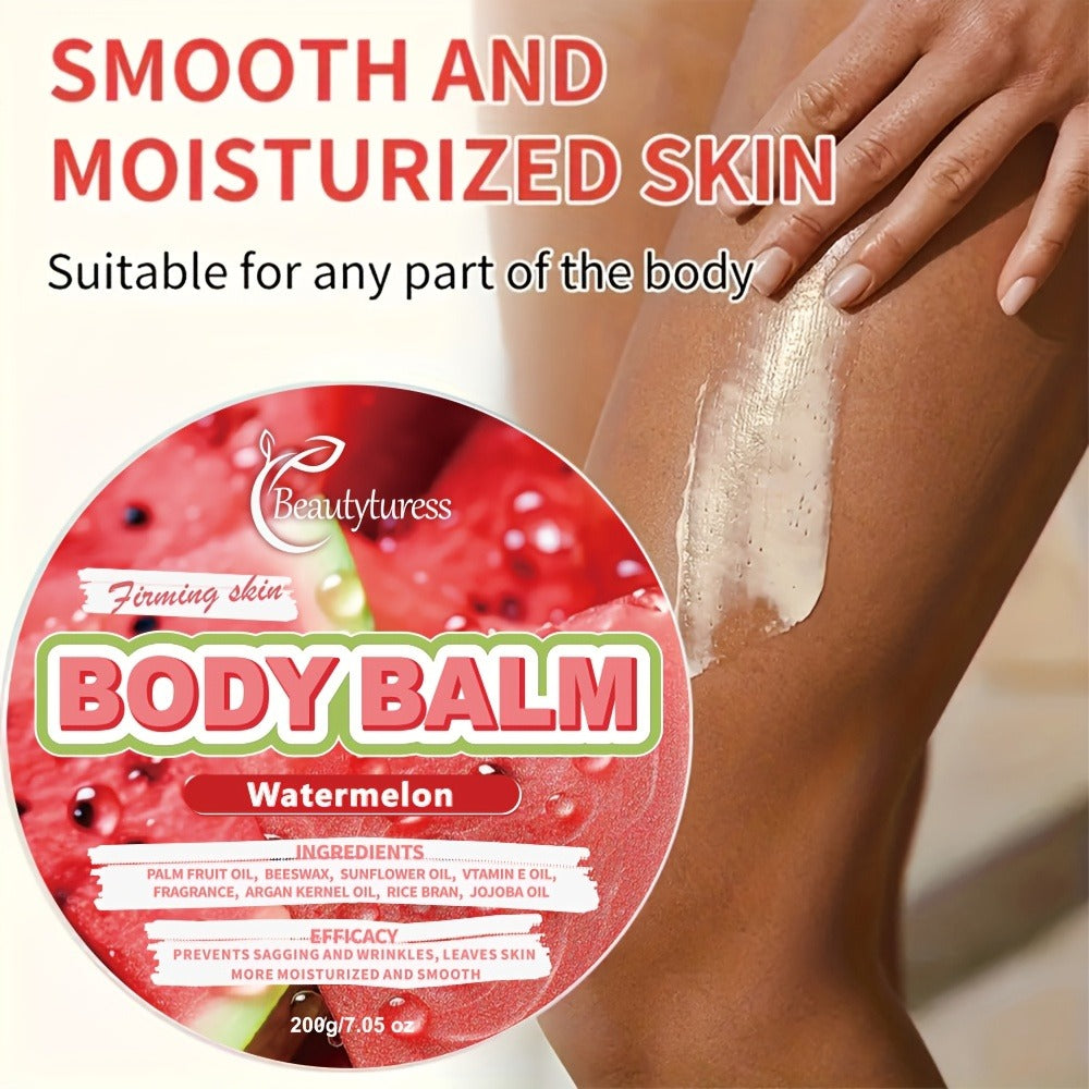 Beautyturess Strawberry Body Glaze 1pc - Moisturizing Body Butter with Shea Butter, Glycerin, Vitamin C - Hypoallergenic, All Skin Types - Long-Lasting Hydration, Body Cream for Dry Skin Care, Easter Bonus & Basket Gifts