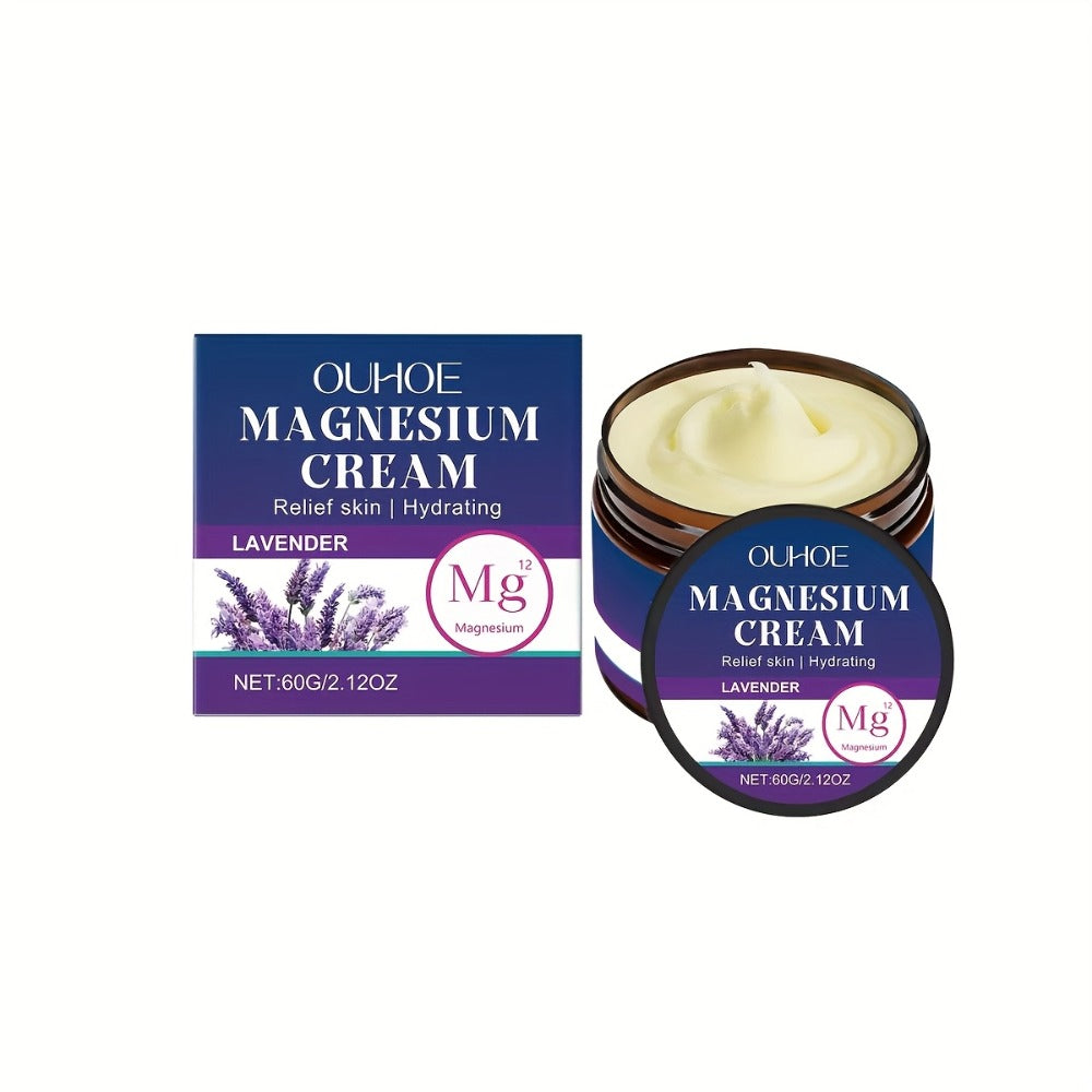 Purchase One And Receive Another for at No Cost, Featuring a Magnesium Cream for Body Massage, a Lavender Body Cream That Provides Long-Lasting Hydration, Enriched with Plant Squalane, a Moisturizing Formula Tailored for Athletes And Seniors
