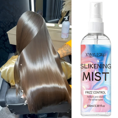 Hair Mist Perfumed Smoothing Spray — Moisturizing, Heat Protection, Anti-Frizz, Detangling & Long-Lasting Fragrance, No-Rinse Leave-In Formula for Straight, Curly & Frizzy Hair, 100ml / 3.38 oz