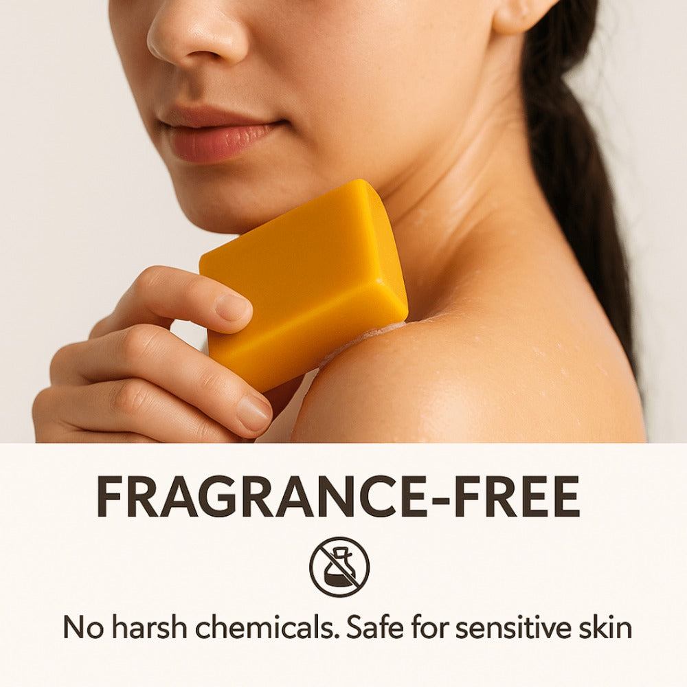Turmeric & Kojic Acid Soap 3-Pack – Handmade, Kojic Acid, Lemon Essential Oil, Coconut Oil, Goat’s Milk – Cleansing & Moisturizing Face & Body Soap, Acne, Backne & Radiant Skin