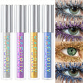 4pcs Mascara, Color, Vibrant Colors, Eye Makeup, Curled Up, Make The Eyes More Attractive, Daily Use Clubbing Or Party, Silvery, Blue, Yellow, Purple