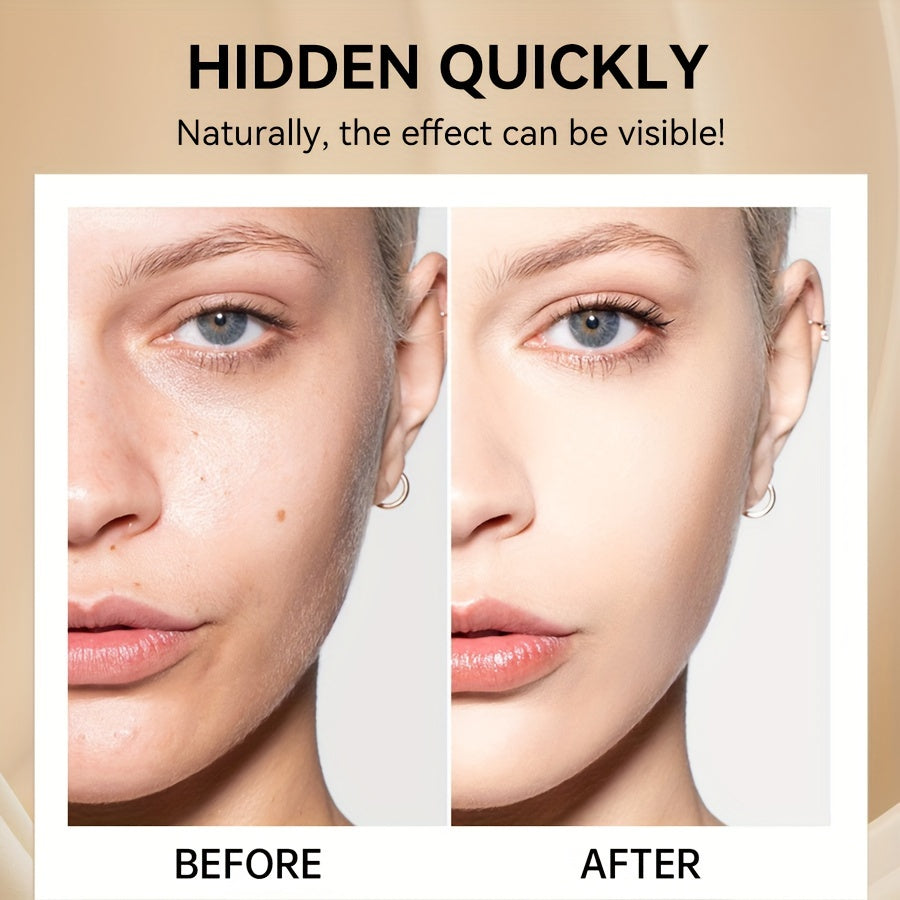 Oil-Control Long-Lasting Concealer Powder – 3 Shades for All Skin Tones, Natural End, 24-Hour Waterproof, Matte End