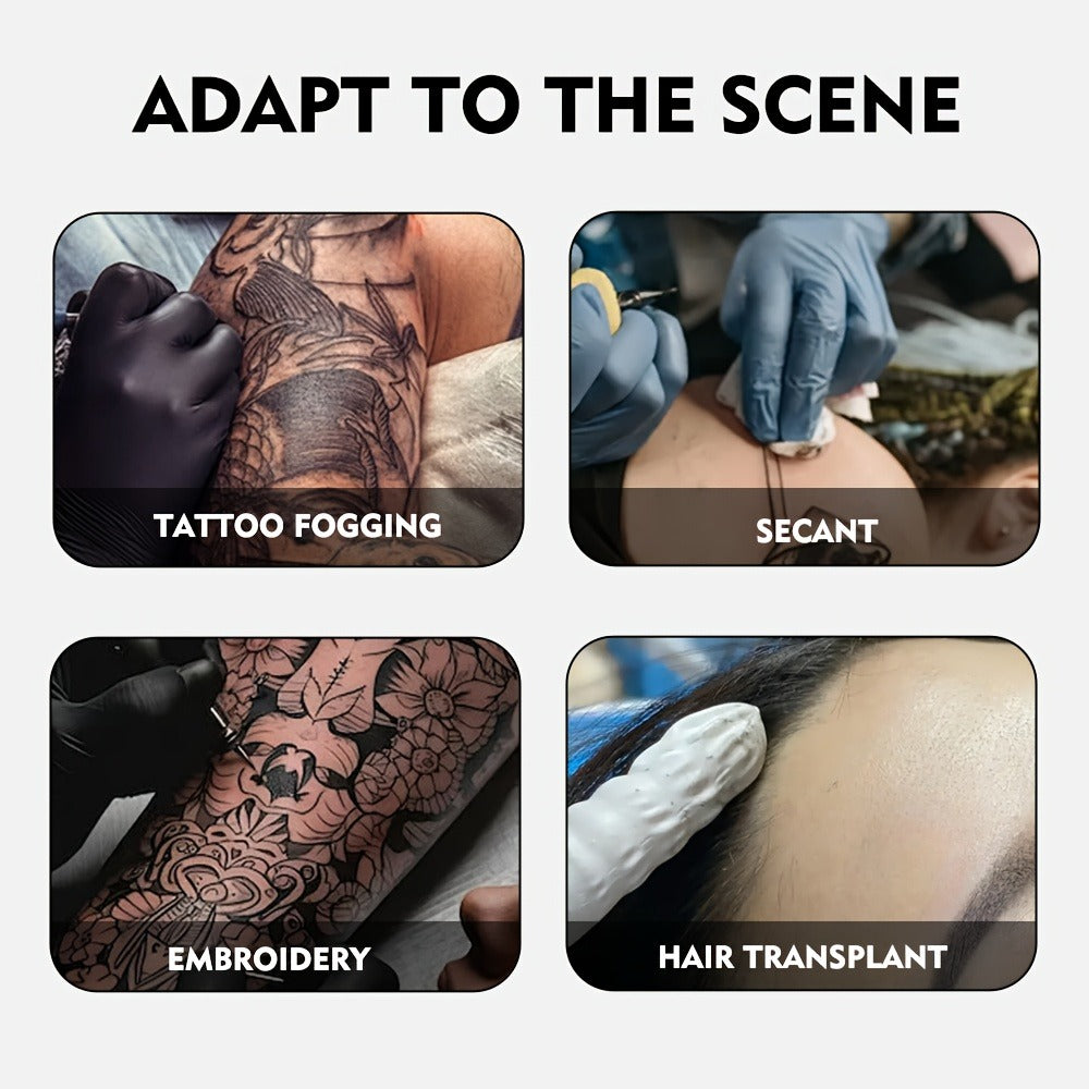 GOLDPLUME Tattoo Gun Kit Complete Set, Wireless Tattoo Gun Set, Tattoo Gun Kit with 1500mAh Tattoo Power Supply, 10 Tattoo Needles And 7 Bottles Of Tattoo Ink And Other Tattoo Supplies, Complete Tattoo Set for Beginners And Tattoo Masters